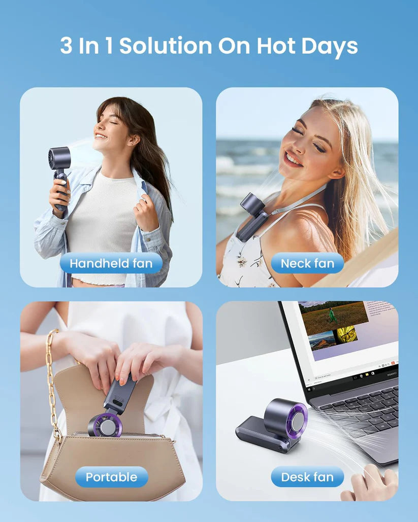 Pocket Turbo Cooling Fan – Ice-Cold Wind Anywhere, Anytime