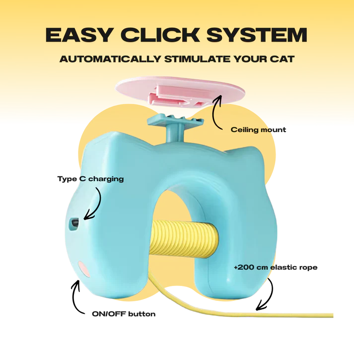 THE AUTOMATIC YO-YO TOY THAT DRIVES CATS WILD